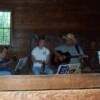 Jim & Barb Dull ~ Gloria & Jim Motter ~ Stan Mozingo @ the Primative Baptist Church Cades Cove, TN.