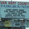 Van Wert County Fair billboard.